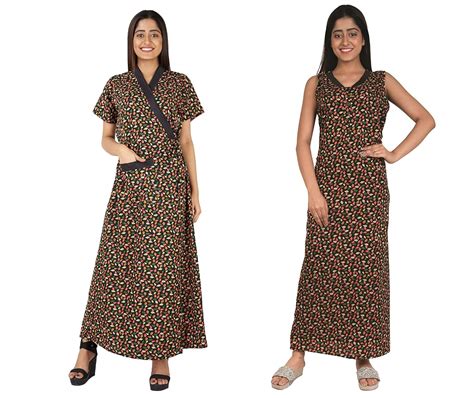 Buy Baby Doll Hydes Set of 2 Pieces Pcs Nightwear Robe Set Lizzy Bizzy ...