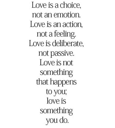 Love is a Choice, Not an Emotion
