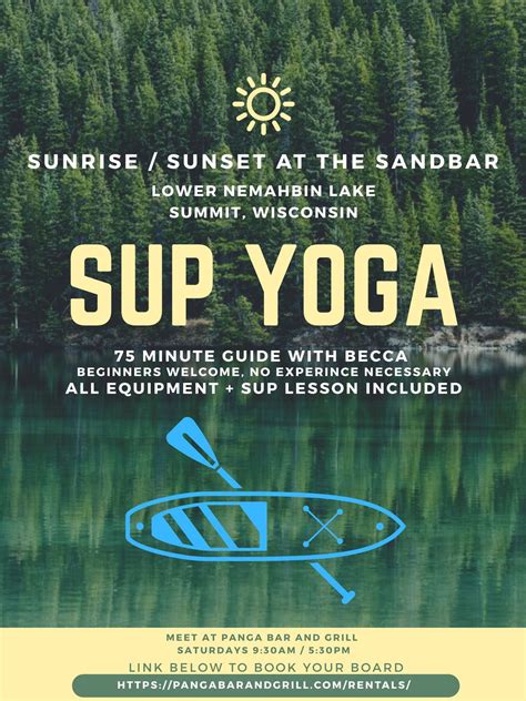 SUP Yoga with Becca, 34422 Delafield Rd, Oconomowoc, WI, United States ...
