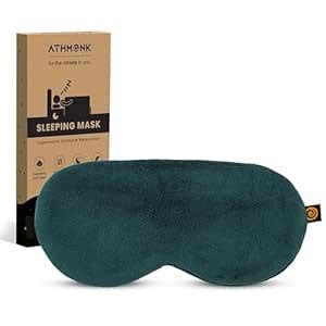 Buy Athmonk Luxury Velvet Sleeping Eye Mask Blind Fold - Essential ...