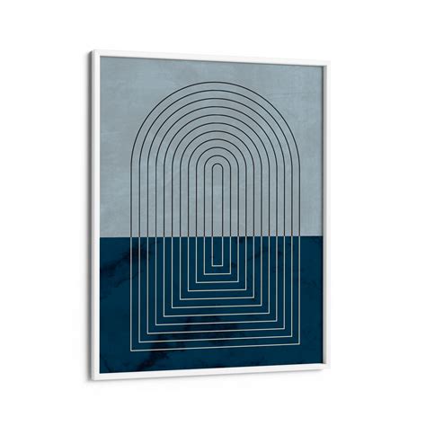Mid Century Geometric Wall Art, Living Room Wall Decor – Nook At You