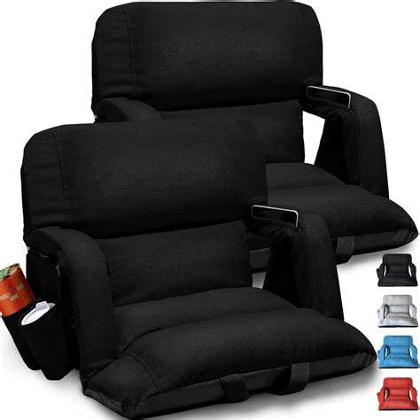 Amazon.com: Wide Stadium Seats With Back Support 2 Pack, Exclusive ...