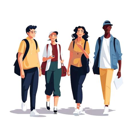 People Standing Together Cartoon 的图像结果