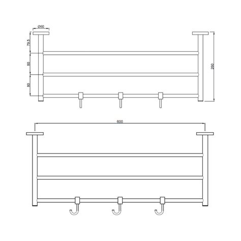 Jaquar | Bathroom Accessories - Towel Rack - Continental Series - ACN ...