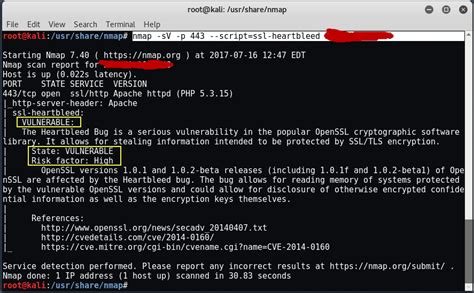 Detection and Exploitation of OpenSSL Heartbleed Vulnerability using ...