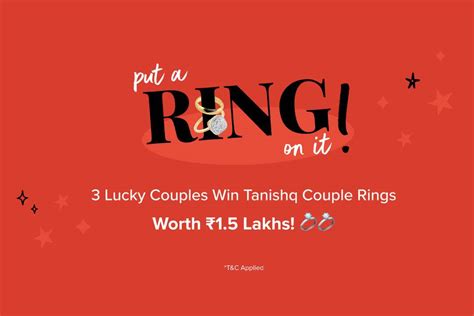Win Tanishq Couple Rings Worth 1.5 Lakhs Only on WeddingWire India