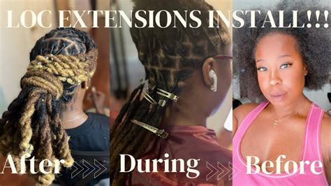 Image result for How to Attach Loc Extensions to Long Locs