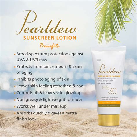 Buy PEARLDEW SUNSCREEN LOTION (SPF 30) 50 ML | WITH ALOE VERA | UVA ...