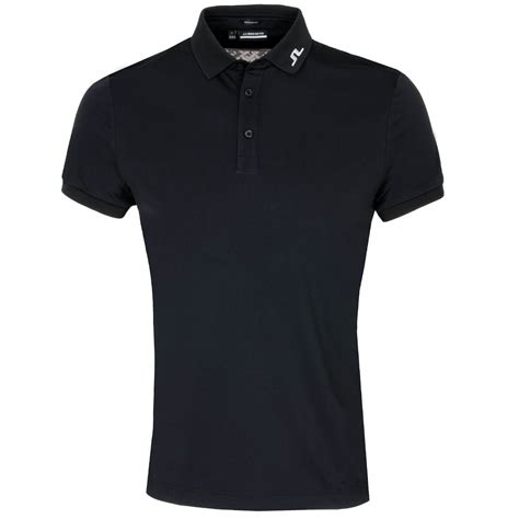 J Lindeberg KV Polo Shirt Black | Scottsdale Golf