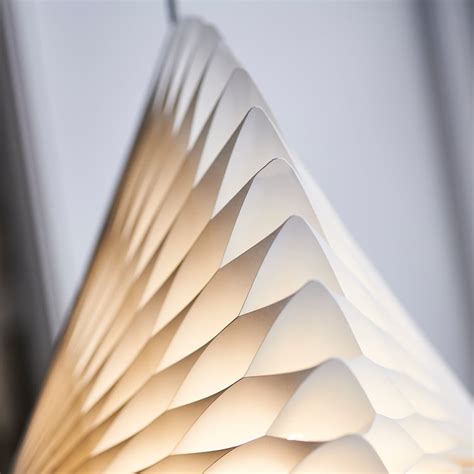 STRÅLA lamp shade, 3D-shapes/white - IKEA