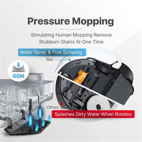 Buy Dellona Veniibot H10 Robot Vacuum and Mop With Self Cleaning ...