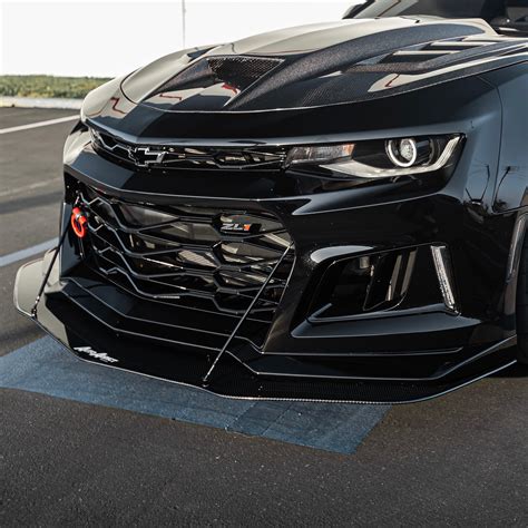 2017-2023 Chevy Camaro ZL1 Carbon Fiber Extension Splitter with Rods