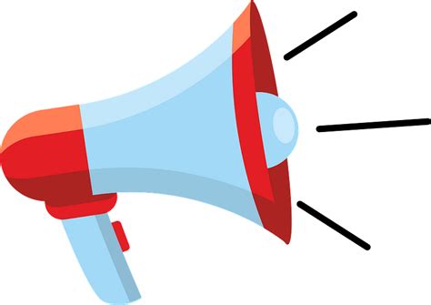 Megaphone clipart. Free download transparent .PNG | Creazilla