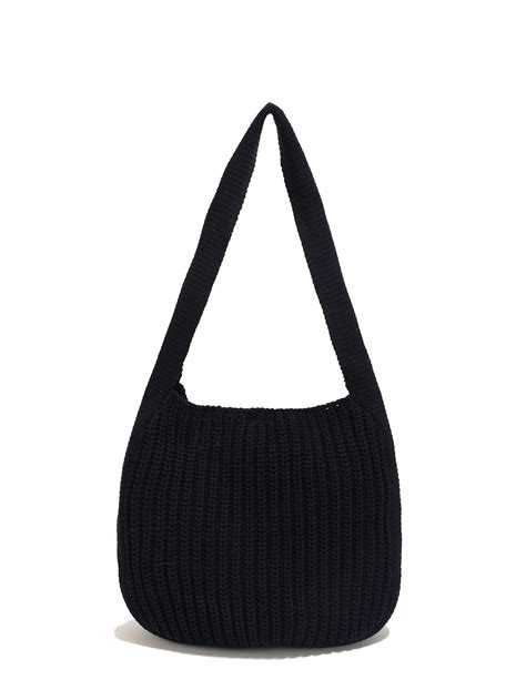 Enbeiwomens Crochet Tote Bag Knit Shoulder Bag Aesthetic Bag Cute ...