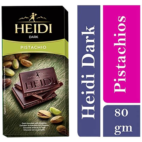 Buy Heidi Dark Chocolate With Pistachio 80 Gm Online At Best Price of ...