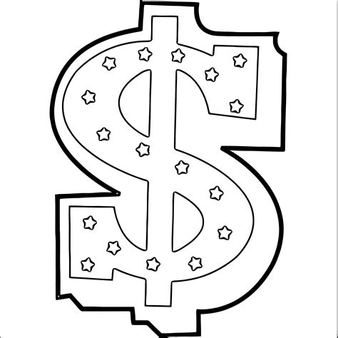 Printable Money Coloring Pages