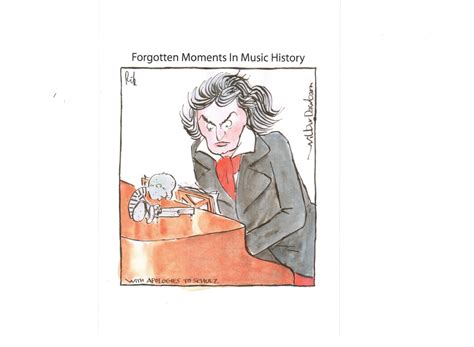 Buy Beethoven and Schroeder Comedy Blank Greetings Card Online in India ...