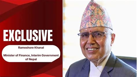 Exclusive: Nepal's outgoing finance minister Rameshore Khanal on ...
