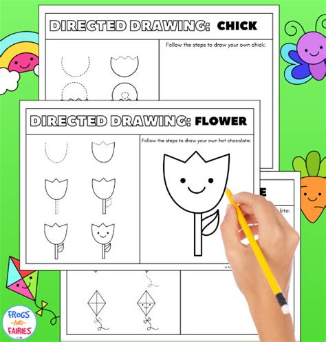 Image result for Spring Directed Drawing