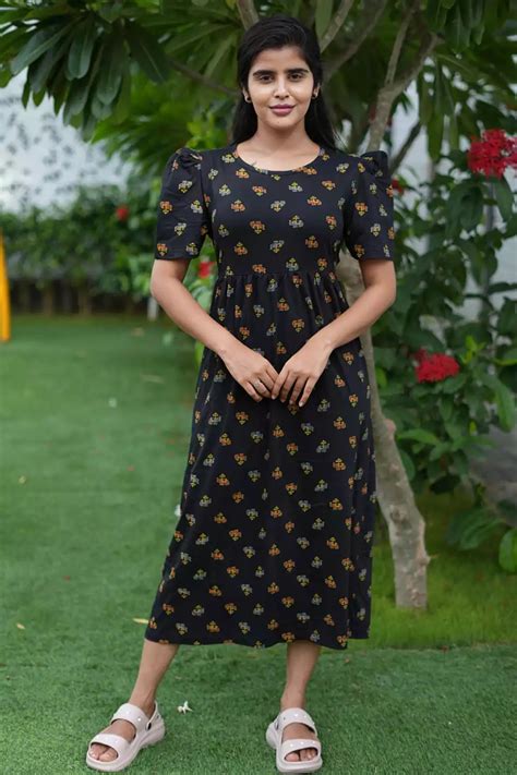 Casual Lounge Wear Non Feeding with Puff – LARA CLOTHING