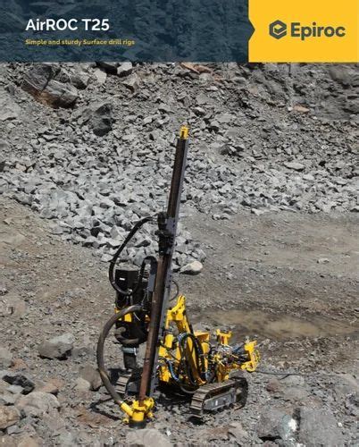 Drilling Rig - AirROC T25 Epiroc Drilling Rig Trader - Wholesaler ...