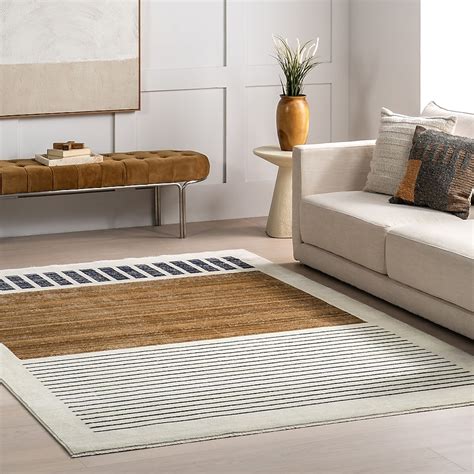 nuLOOM Keeva 8 X 10 (ft) Beige Indoor Stripe Area Rug BDSN35A-80106 at ...