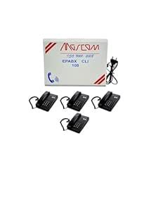 MASCOM EPABX 108 Intercom System and 4 Handy Phone Set : Amazon.in ...