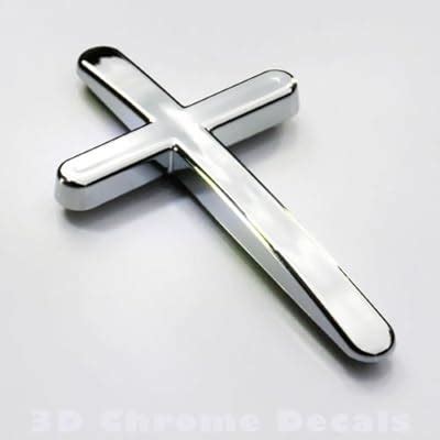 Car Chrome Decals Jesus Christian Cross car auto India | Ubuy