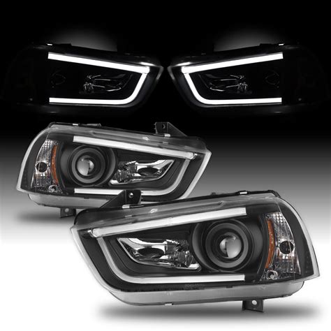 AKKON - Fit 2011 2012 2013 2014 Dodge Charger Halogen Model Daytime Running Light LED Tube ...