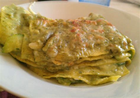 Lasagne al pesto con zucchine e pancetta   Amore al Primo  