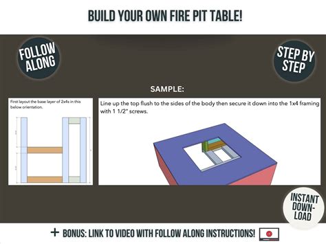 Image result for Building a Fire Table