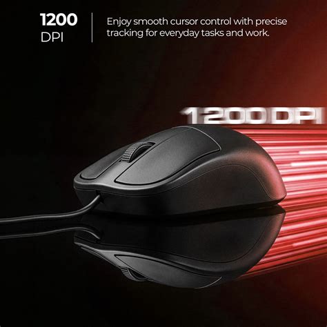 Zebronics Comfort 10 Wired Mouse