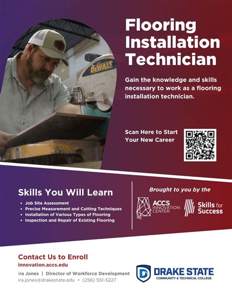 TODAY is the last day of registration for Drake State' Flooring ...