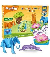 Buy Imagimake Kid's Mapology - Physical Features of India Learn 50 ...