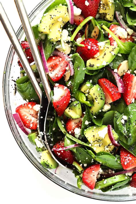 Spinach Strawberry Salad Recipe