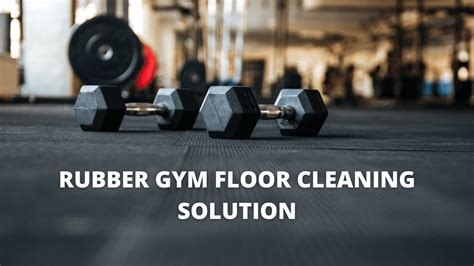 Diy Gym Floor Cleaner at Layla Swallow blog