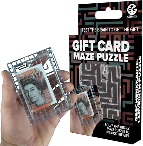 Amazon.com: Gift Card Maze Puzzle Box - Fun and Challenging Gift Card ...
