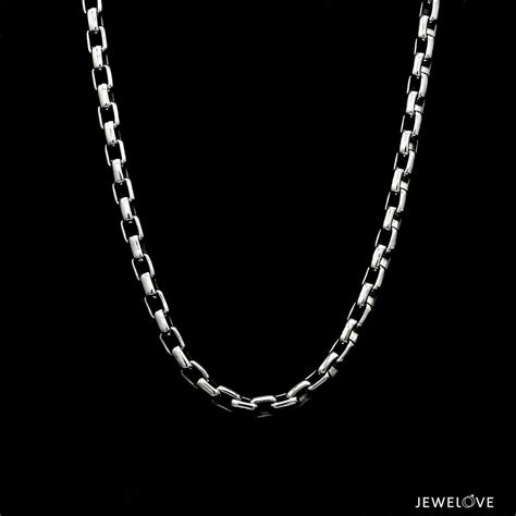 Jewelove™ Chains Men of Platinum | 3.75mm Platinum Heavy Chain for Men ...
