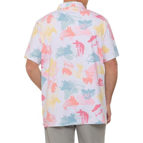 WILLIAM MURRAY Happy Hands Club Polo Shirt - Short Sleeve - Save 61%