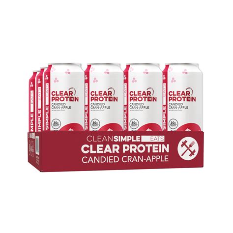 Clear Protein - Candied-Cran Apple | CSE – Clean Simple Eats