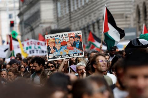 Big pro-Palestine protests in Italy over Giorgia Melonis refusal to ...
