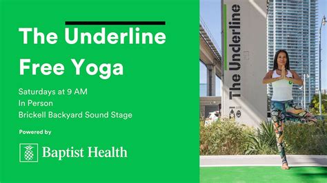 IN PERSON: Yoga with The Underline, The Underline Brickell Backyard ...