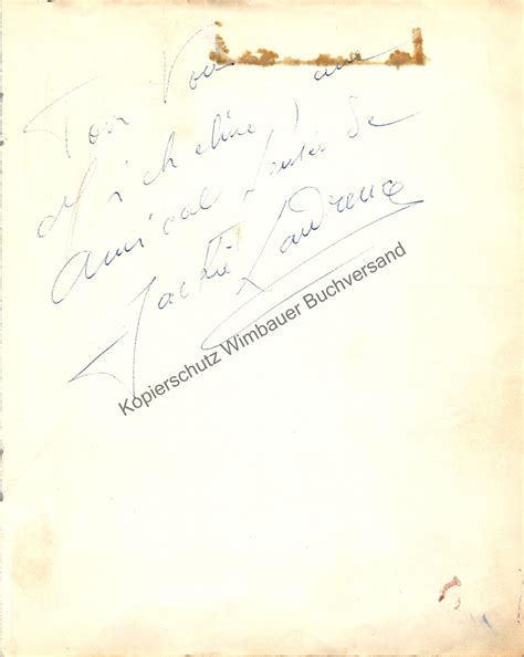 Original Autogramm Paul Anka & Jackie Lawrence /// Autograph signiert ...