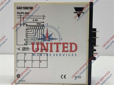CARLO GAVAZZI GAD1500700 DUPLINE RECEIVER 8 CHANNELS | United Marine ...