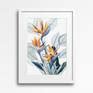 Composition with Bird Paradise Painting by Anto Zv | Saatchi Art