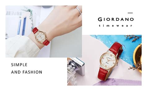 Giordano White Dial Analogue Women's Watch - 2807-02 : Amazon.in: Fashion