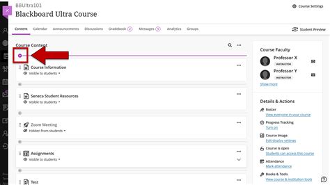Creating a Content Folder | Blackboard Ultra | Seneca Polytechnic