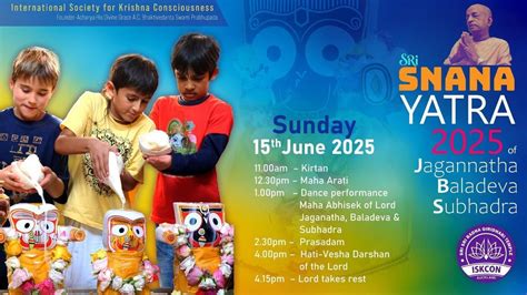 Sri Snana Yatra | 15th June 2025, 1229 Coatesville Riverhead Highway ...