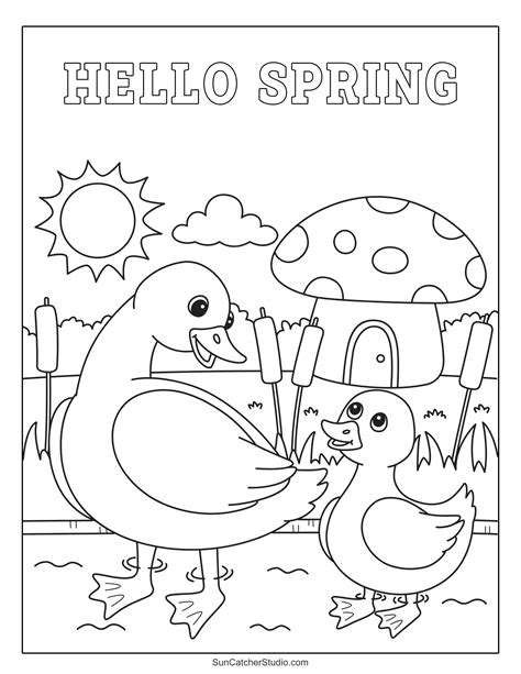 Printable Coloring Pages Spring [2025]