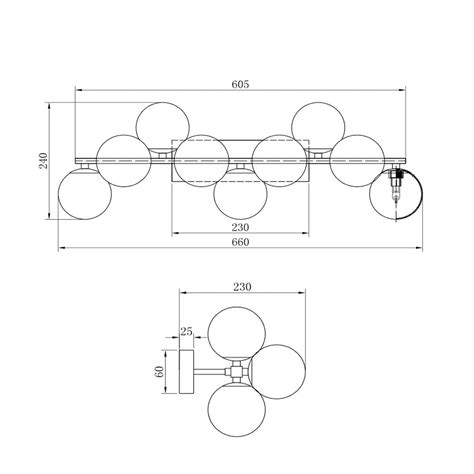 Wall Light Dallas (9 lights) - Maytoni - Wonderlamp.shop